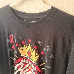 Parish Nation Graphic T-Shirt Black King Crown Streetwear 2XL